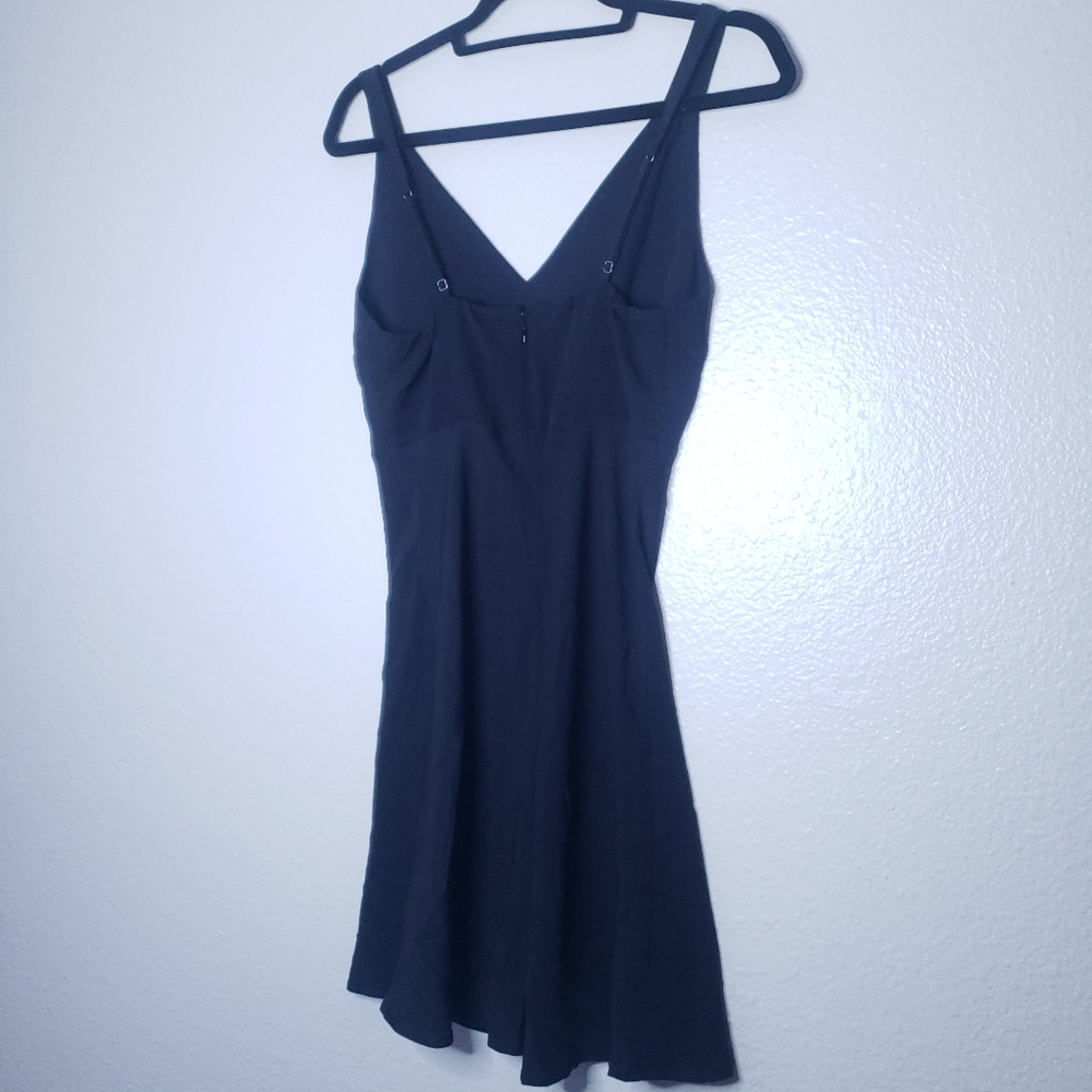 NWT Abercrombie & Fitch V Neck Dress Black Size S T - Picture 8 of 15